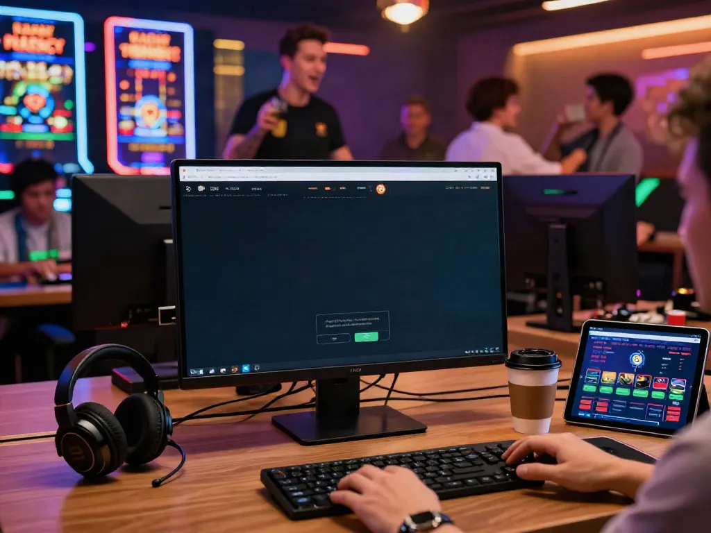 Player engaging with Nbet's online casino interface and live dealer experience.