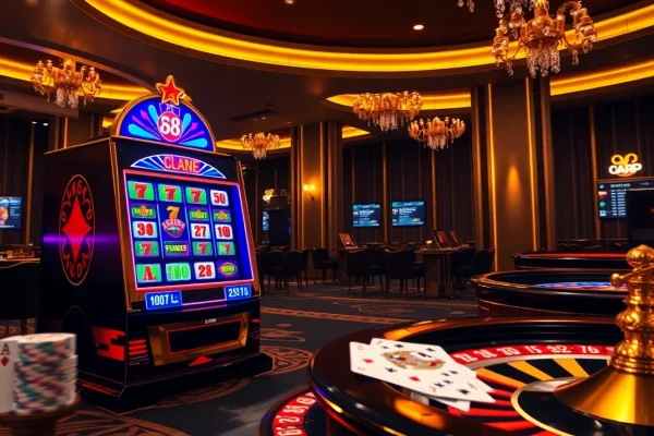 Experience excitement at Nhà cái S8 with vibrant casino games and engaging gambling ambiance.