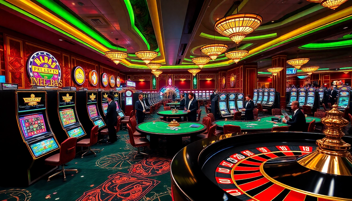 Experience thrilling action at Hb 88 with vibrant casino games and eager players at the tables.