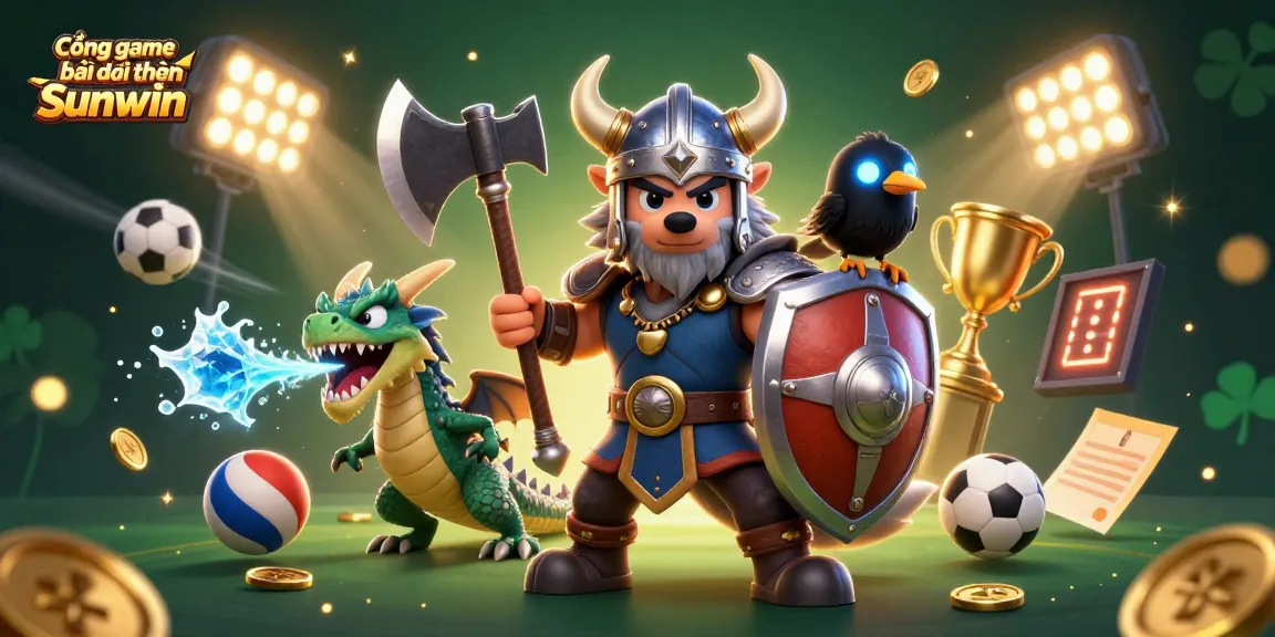 Experience thrilling gameplay at Cổng game bài đổi thưởng Sunwin with dynamic characters and lively casino elements.